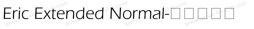 Eric Extended Normal字体转换